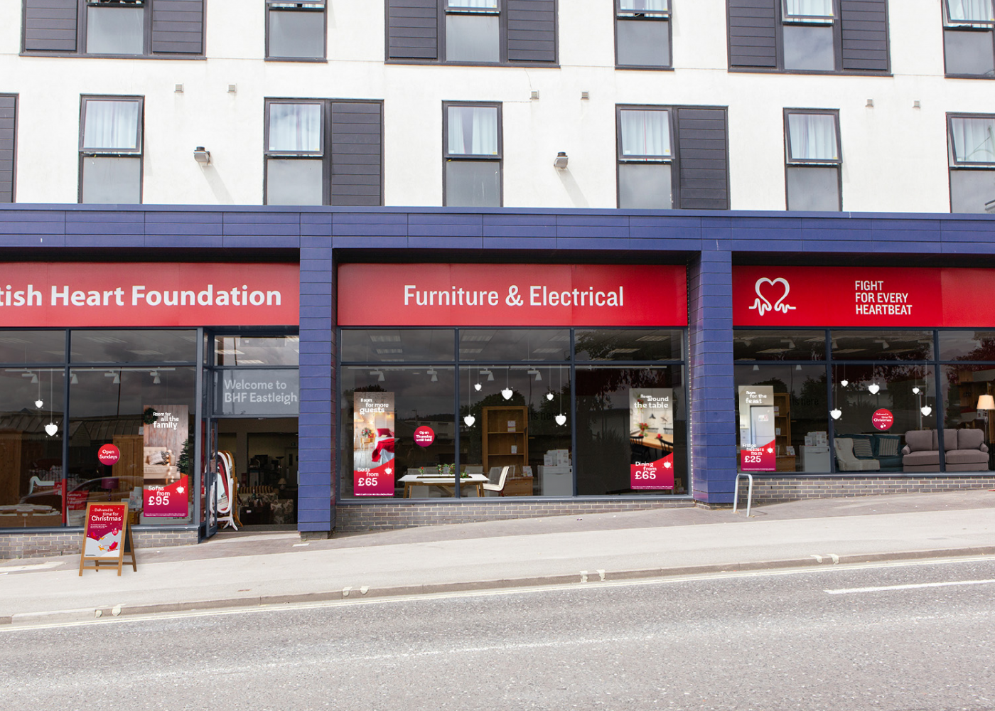 BHF furniture & electrical store exterior