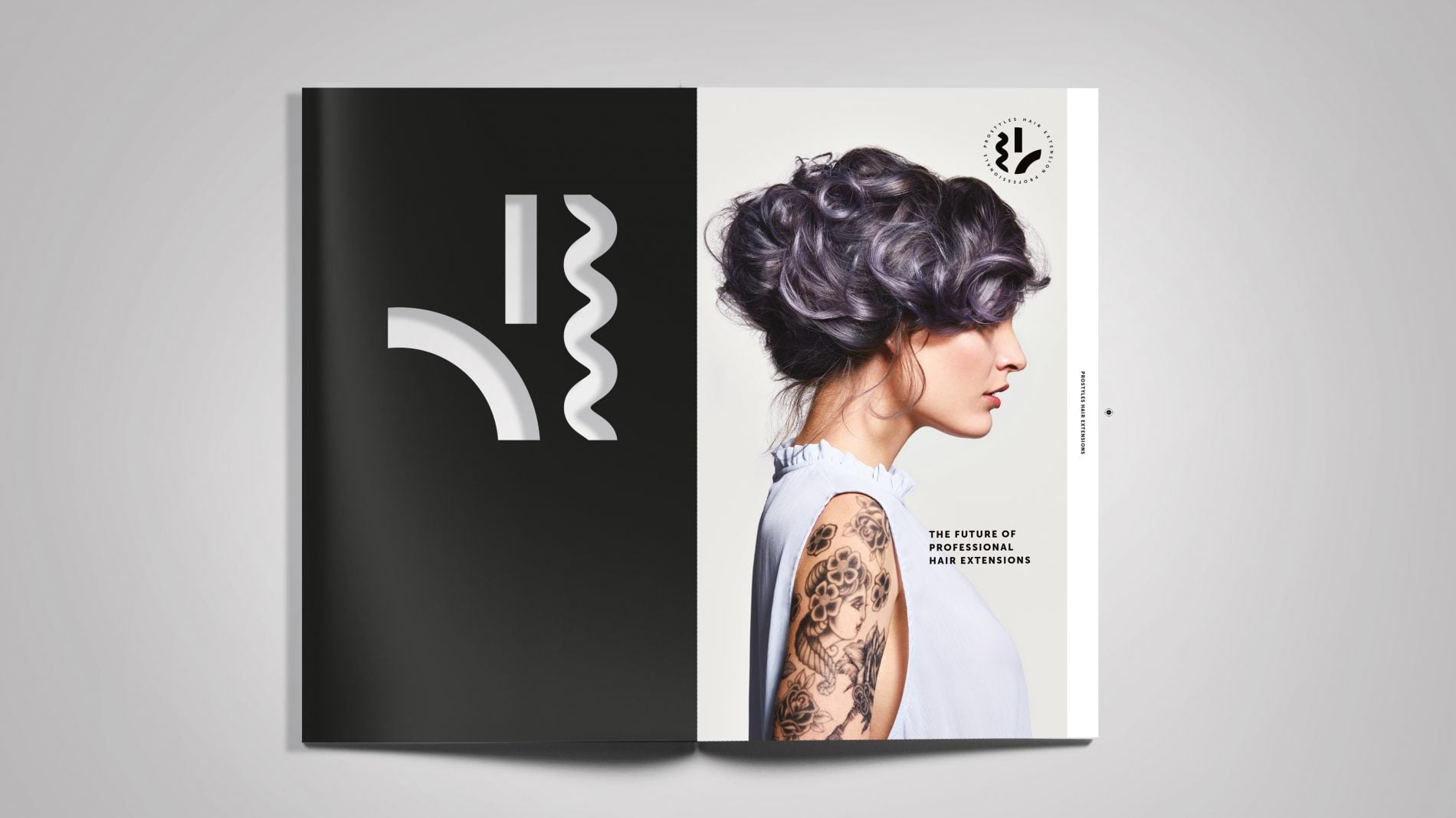 Prostyles open spread of magazine branded by beyond london