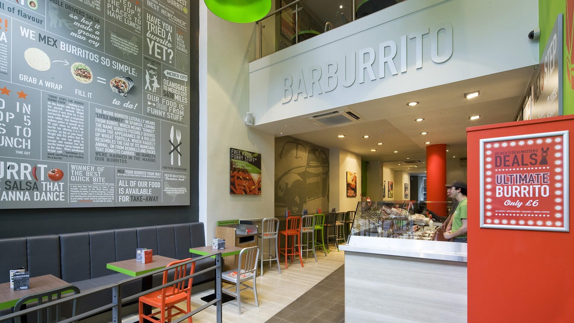 Barburrito interior design of restaurant