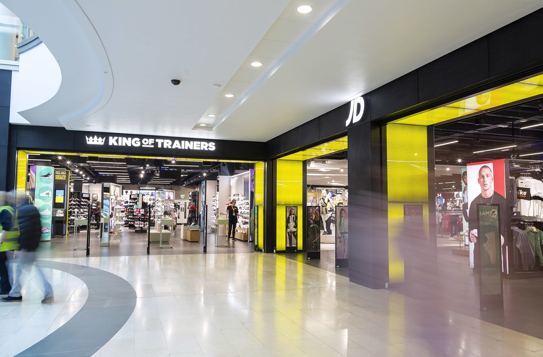 Highcross JD Sports Retail Design Management Beyond London Beyond London Highcross Shopping Centre Retail Design management Asset Enhancement Customer Experience design