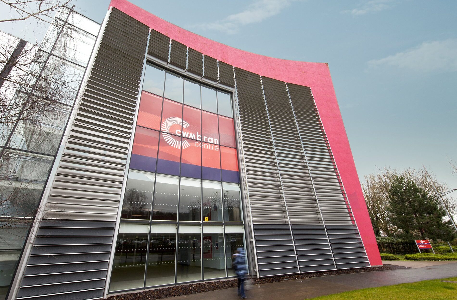Cwmbran castle branded exterior signage Beyond London Cwmbran Shopping Centre Retail Design Asset Enhancement Brand Identity Signage & Wayfinding Customer Experience design
