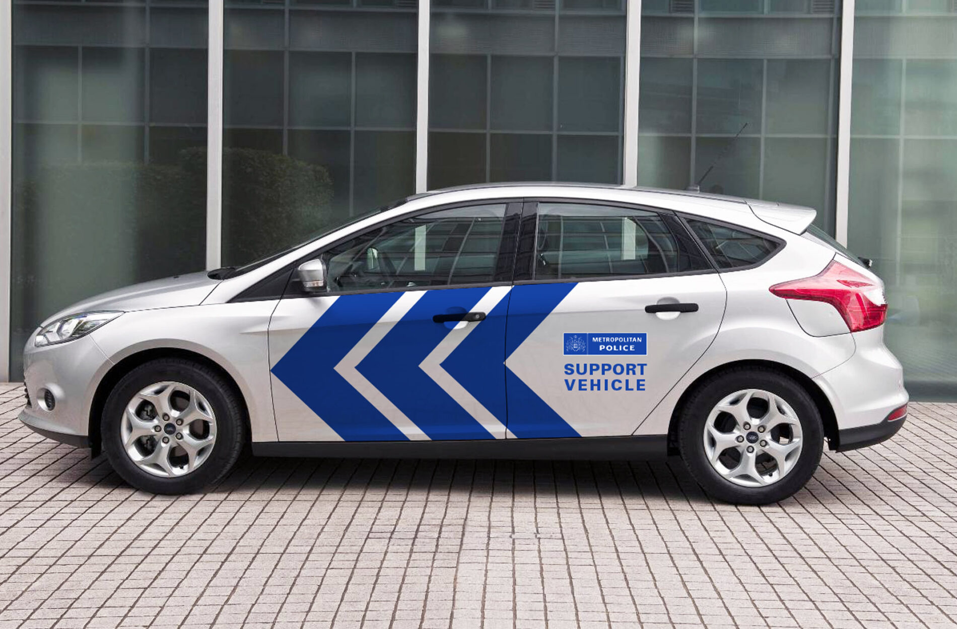 Beyond London Met Police Branding Marketing communications Work Signage & Wayfinding Van design Car branding