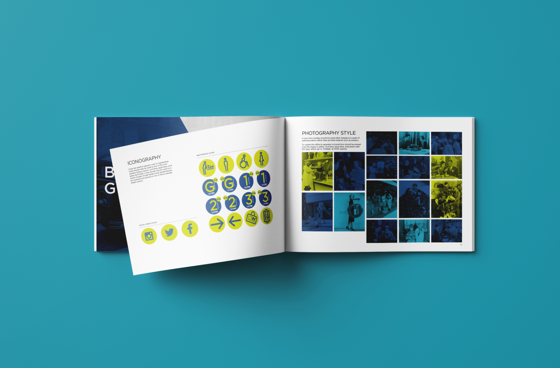 Castle West Cork brand guidelines Beyond London Castle West Shopping Centre Retail Design Asset Enhancement Brand Identity Signage & Wayfinding Customer Experience design
