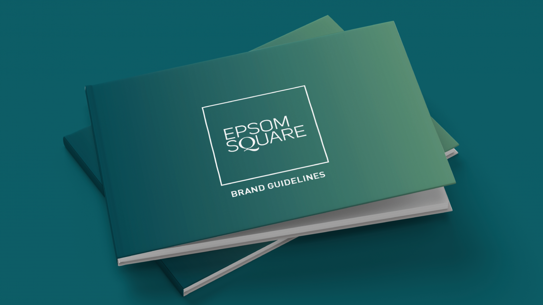 Epsom Square shopping centre brand guidelines cover