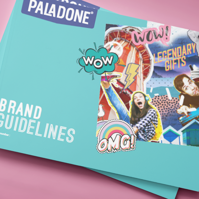 Paladone brand guidelines cover
