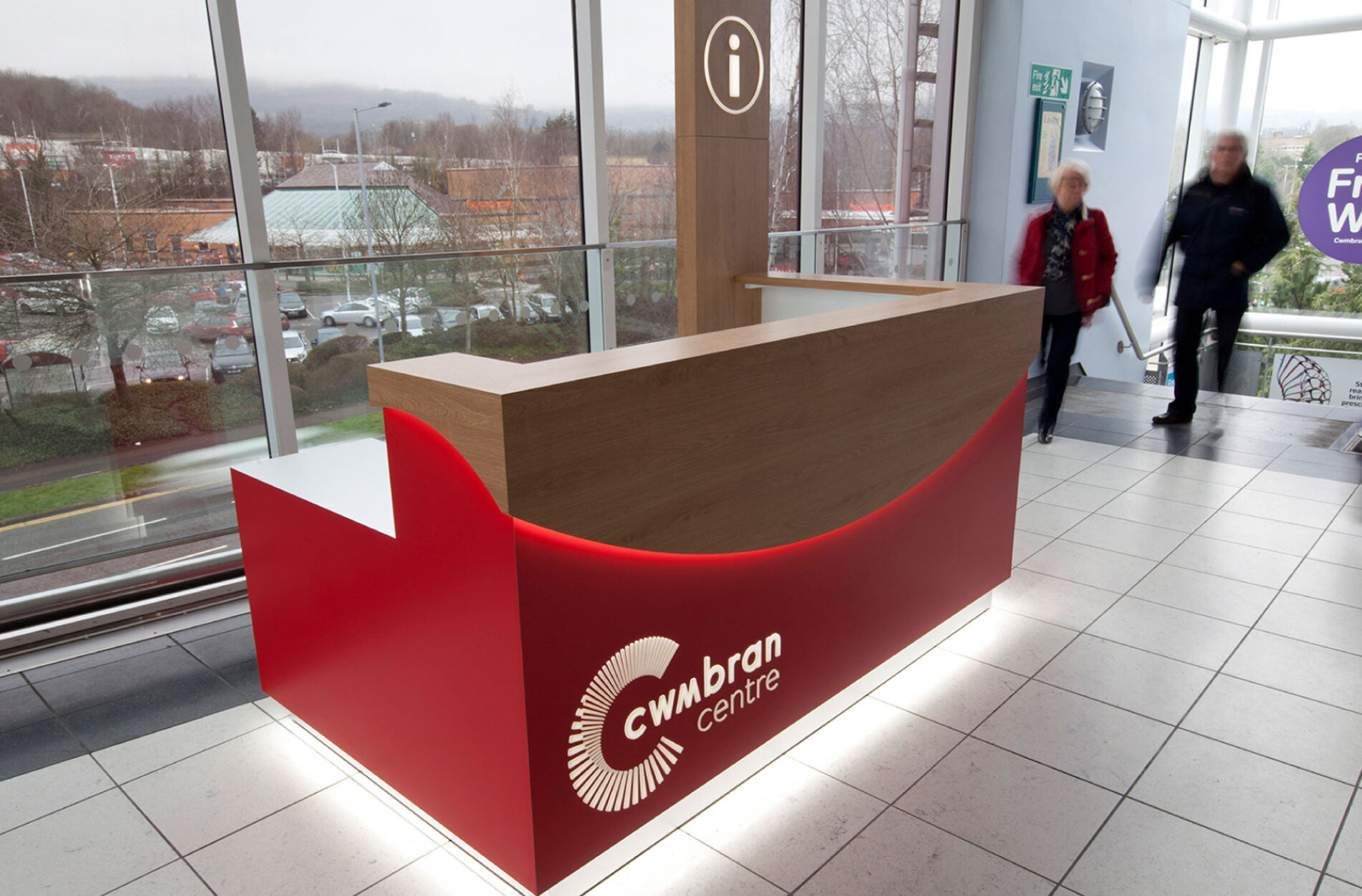 Cwmbran interior signage wayfinding Beyond London Cwmbran Shopping Centre Retail Design Asset Enhancement Brand Identity Signage & Wayfinding Customer Experience design