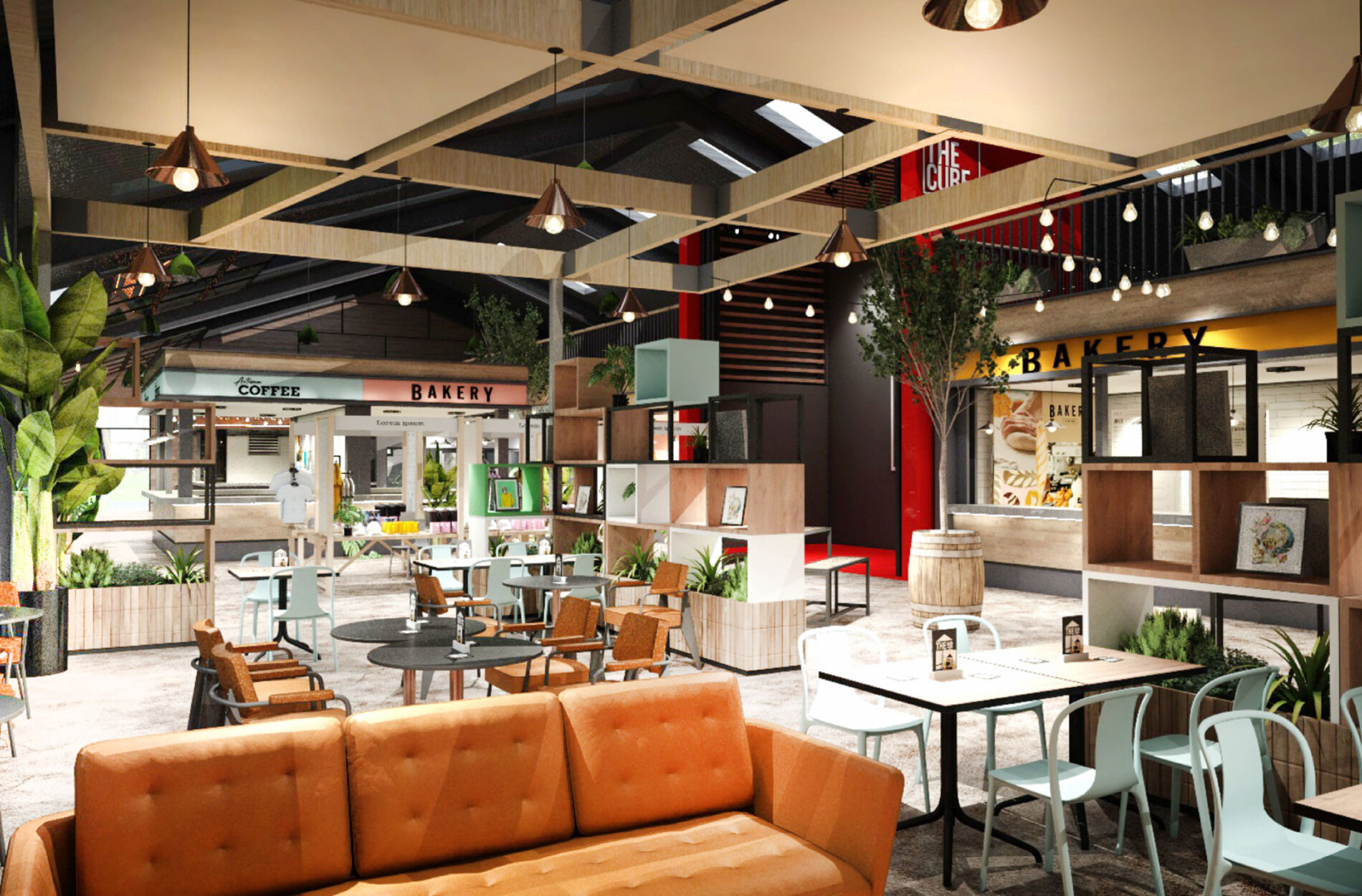 The Shed interior design visual