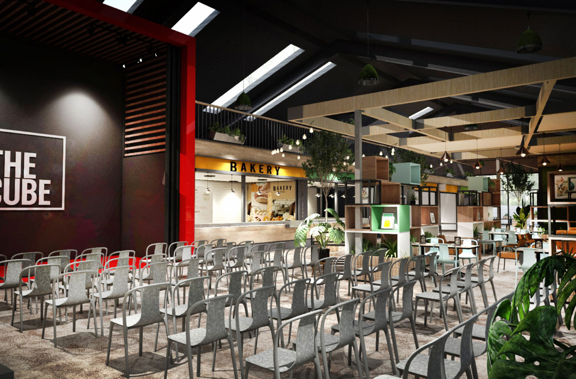 The Shed interior design visual