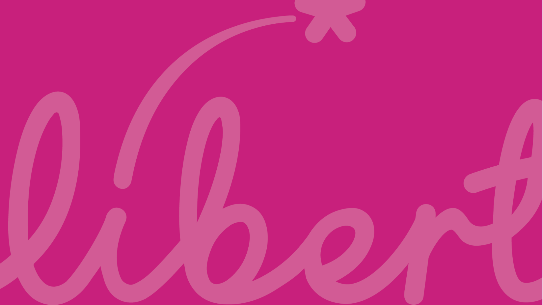 The Liberty Romford shopping centre branding flat graphic design supergraphic logo pink